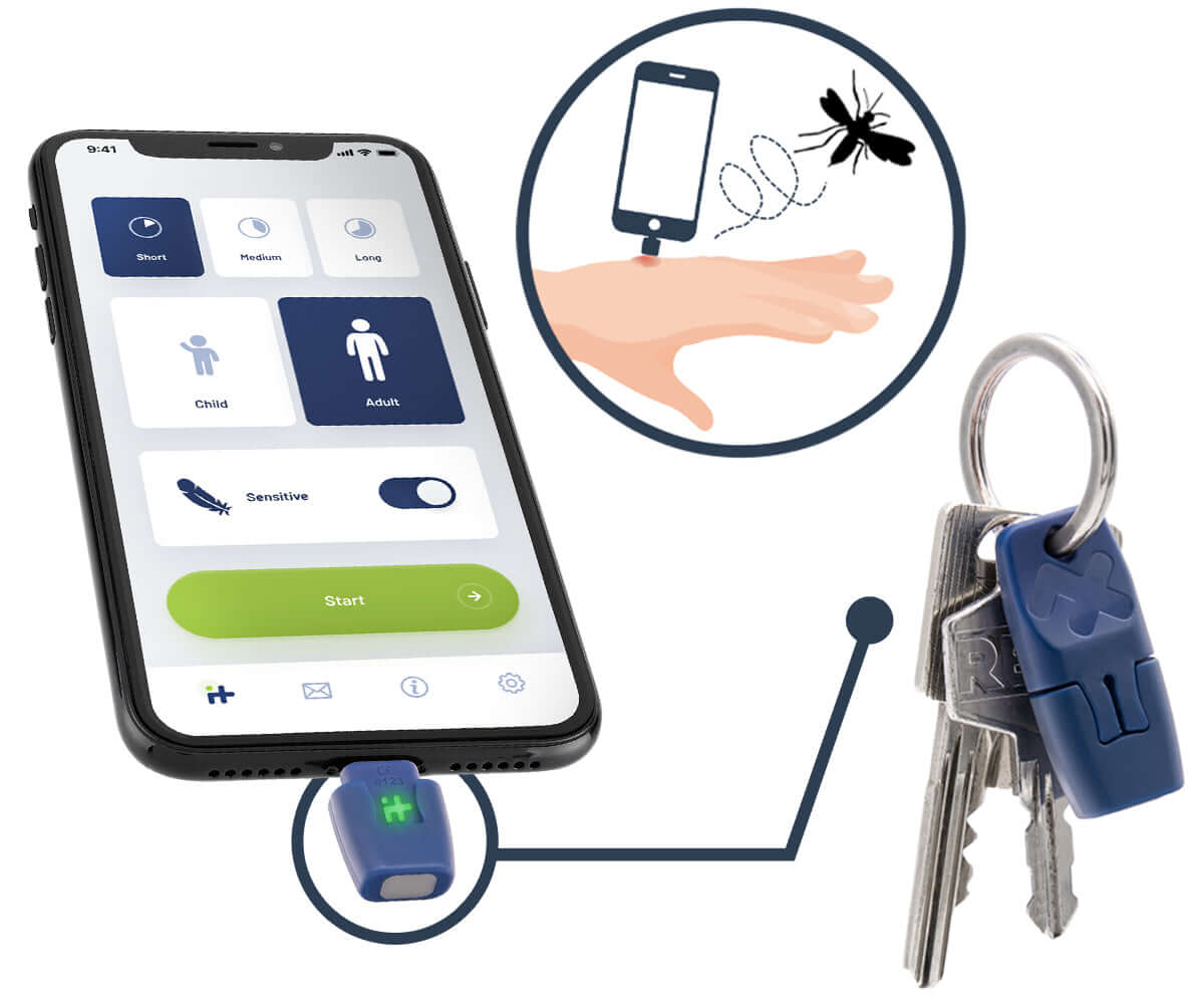 Stop the itch with heat it® Mosquito bite relief